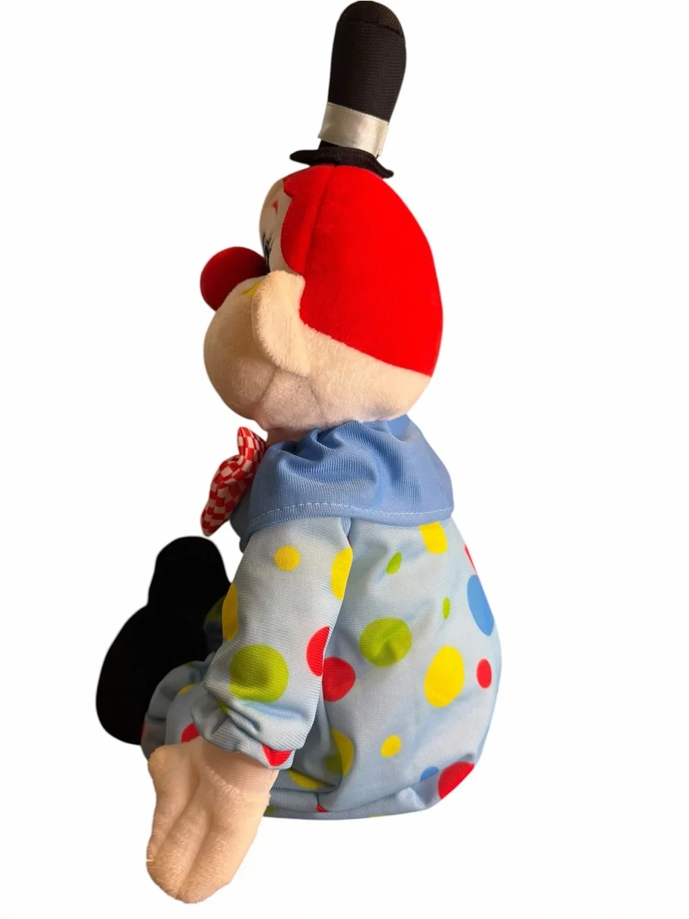 Dorney Park Clown Plush Doll 21” Carnival Circus Stuffed Toy Collectible